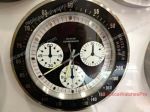 Replica Paul Newman Rolex Daytona Wall Clock SS & Black